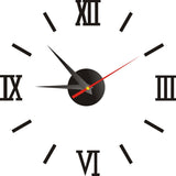 Creative acrylic wall clock, wall sticker clock, living room clock