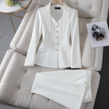 Women’s Office Business Suit Jacket and Pants Set