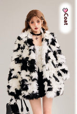 Plush Colored Environmentally Friendly Fur And Cotton Clothing