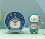 Bag Hair Help Mute Cartoon Small Alarm Clock Luminous Clock Dinosaur Cute Rabbit Bedroom Cute Alarm Clock