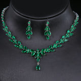 Simple White Bride Zircon Set Women