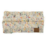 European And American Knitted Hairband Wool Variegated