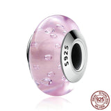 Bubble Glass Bead S925 Sterling Silver