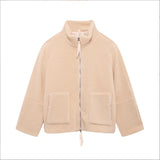 Fashion Loose Anti-cashmere Personality Casual Zip Coat