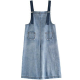 Loose Denim Overalls