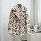 Women's Fur Coat Winter Loose Short Windbreaker Jacket