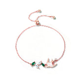 S925 Sterling Silver Rose Gold Bracelet