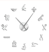 Home Creative DIY Acrylic Mirror Wall Clock