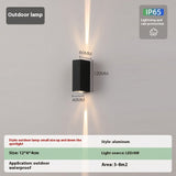 Simple Outdoor Waterproof Led Wall Lamp Creative Aisle Living Room Wall Lamp