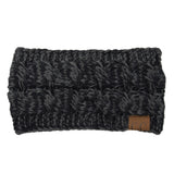 European And American Knitted Hairband Wool Variegated