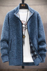 Men's Thickened Padded Jumper Cardigan Jacket (1PC)