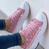 Printed Fashion Wedge Spring Casual Sneakers