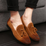 Men's Leather Pea Shoes
