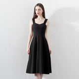 Chic Suspender Evening Dress