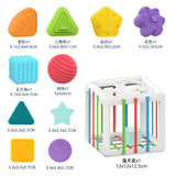 Rainbow Sensory Baby Learning Toy - Multi-Functional Cube