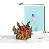 Butterfly Pop-Up Greeting Cards for Mother's Day Gift
