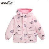 Babu Bean Reversible Down Jacket for Kids Winter Outerwear