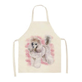 Sleeveless Kitchen Housework Oil-proof Cotton And Linen Apron