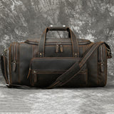 Men's Genuine Leather Handbag Large-Capacity Crossbody Bag