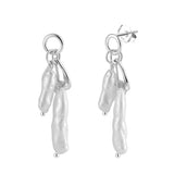 S925 Sterling Silver Irregular Earrings