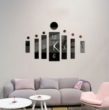 Creative DIY Clock Wall Stickers