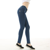 Denim Peach Hips Casual Sweatpants