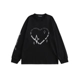 Women's Round Neck Loose Long Sleeve T-shirt