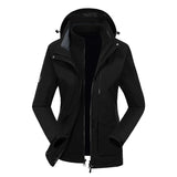 Two-piece Outdoor Mountaineering Clothing Plus Velvet Thickening