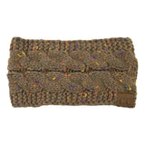 European And American Knitted Hairband Wool Variegated