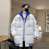 New White Duck Down Thickened Warm Couple Coat