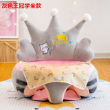 Crown Baby Learning Chair Plush Sofa for Infants