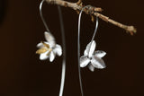 Chinese style s925 flower earrings