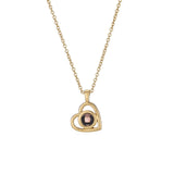 Languages Necklace Female S925 Silver