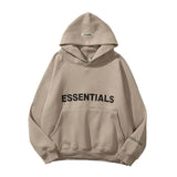 Essentials Hoodie Women and Men Reflective Letters