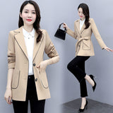 Slim High-End Versatile Spring Jacket for Girls