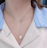 S925 Natural Freshwater Pearl Necklace