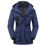 Down Cotton Liner Detachable Three-in-one Shell Jacket Winter Coat