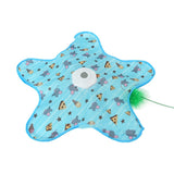 Cat Toys Interactive Hide And Seek Cat Toy With Mouse Squeaky Motion Activated Moving Concealed Feathers Pet Kitten Teaser Toy Pets Products