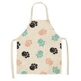 Explosive Animal Animation Multifunctional Kitchen Apron Cotton And Linen Apron