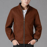 Autumn Clothing Coat Men's Woolen Fleece Jacket Top