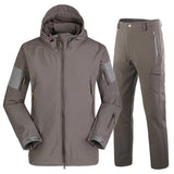 Men's Waterproof Camouflage Fishing Jacket and Pants Set