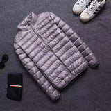 Men's Lightweight Cotton-Padded Jacket with Hood