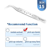 NAGARAKU Eyelash Extension Tweezers Makeup Stainless Steel Eyelash 3D accurate Clip
