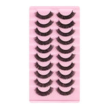 Fashion Russian Strip Lashes 2/5/10 Pairs 3D Mink Lashes Natural Eyelashes Dramatic False Eyelashes Wholesale Eyelash Extension