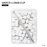 100pcs Gradient Sponge Brush Nail Art Sponge Set for DIY Nail Art Gel Polish Brush Glitter Powder Manicure Accessory
