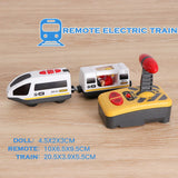 RC Electric Train Set Locomotive Magnetic Train Diecast Slot Toy Fit for Brand Wooden Train Railway Track Toys for Kids Gifts