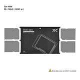 JJC Thin Micro SD Card Holder SD Card Case Wallet Credit Card Size for SD Micro SD TF Cards Hard Shell Camera Photo Accessories
