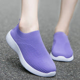 Comfortable Slip On Women Sneakers Walking Flats Size 42