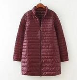 SEDUTMO Winter Down Jackets Women Long Ultra Light Duck Down Coat Slim Puffer Jacket  Autumn Parkas ED619