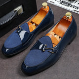 Patent Leather Loafers Men Dress Shoes Leather Italian Oxford Shoes for Men Wedding Dress Formal Slip on Shoes Men Office 2026
